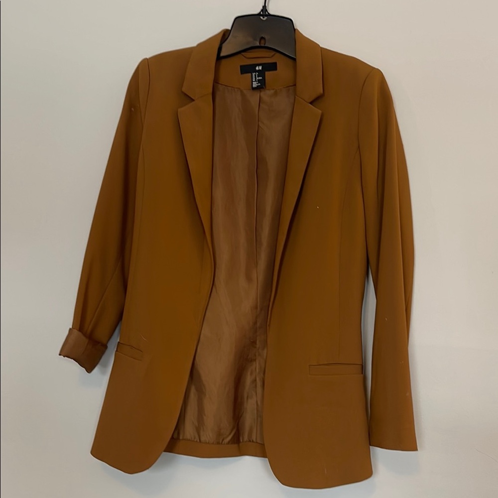 Women's Rust Fitted Blazer
